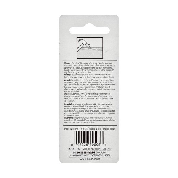 Hillman HILLMAN Gilt Sawtooth Picture Hanger 2 pk - 121135