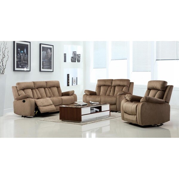 Kd Estanteria Modern Fabric Sofa Set, Beige - 120 in. - KD3713410