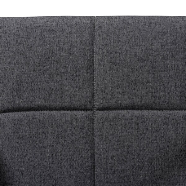Baxton Studio Theresa Grey Upholstered and Walnut Wood 2-PC Living Room Chair Set - 164-10482