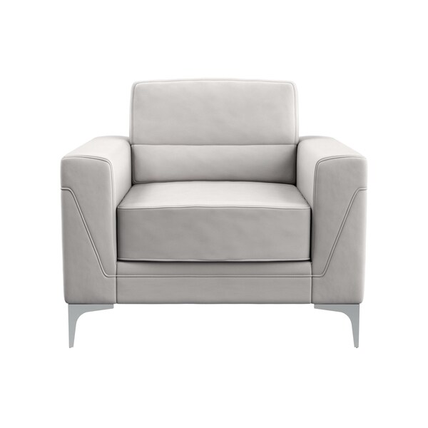 Global Furniture Usa Contemporary PVC U6109 Light Grey S/Ls/Ch - 3075