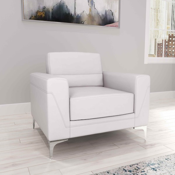 Global Furniture Usa Contemporary PVC U6109 Light Grey S/Ls/Ch - 3075