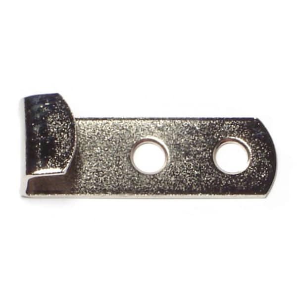 Midwest Fastener 1-1/2" x 1/2" x 16 gauge Zinc Plated Steel Mirror Clips 10PK - 66206