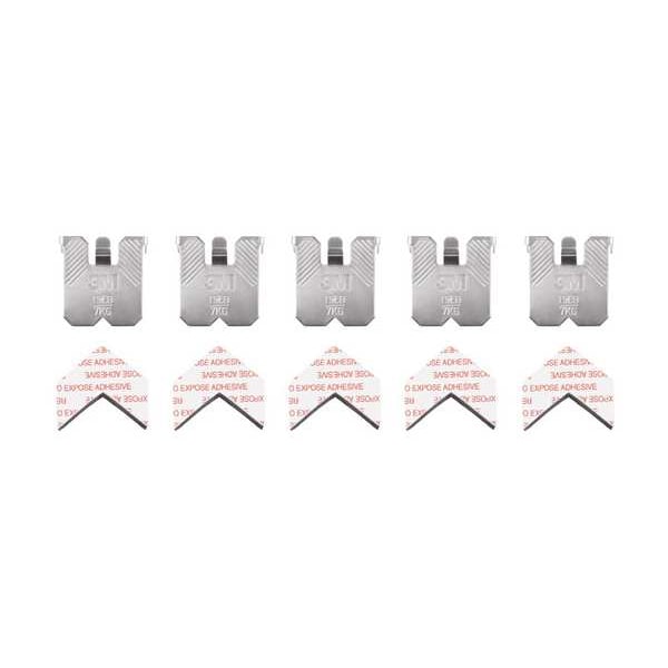 3M Picture Hanger, Silver, Steel, 5/8 in D, PK5 - 3PH15M-5ES