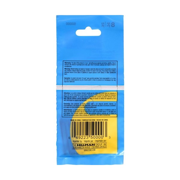 Hillman HILLMAN OOK Blue Professional Picture Hanging Nails 50 lb 8 pk - 533000