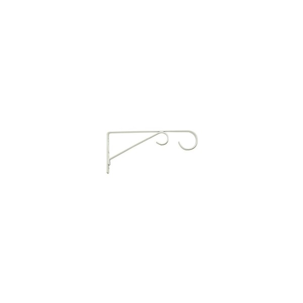 Green Thumb Plant Bracket, Hanging, White Powder-Coated Steel, 9-In. - 85592DGT