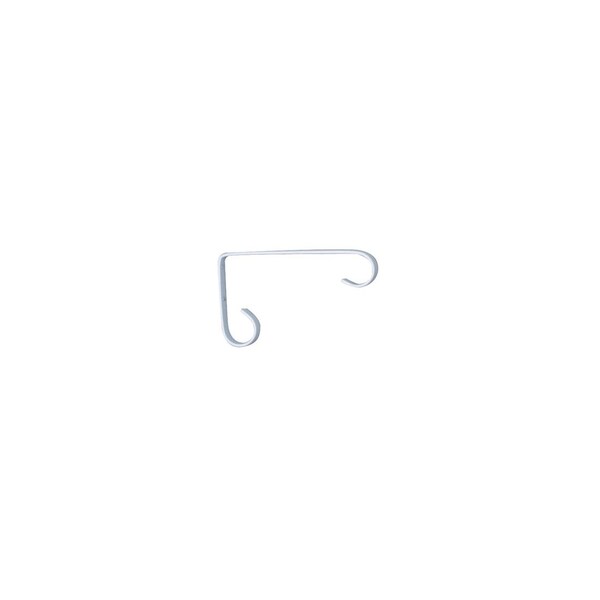 Green Thumb Plant Bracket, Hanging, White Powder-Coated Steel, 6-In. - 85162DGT