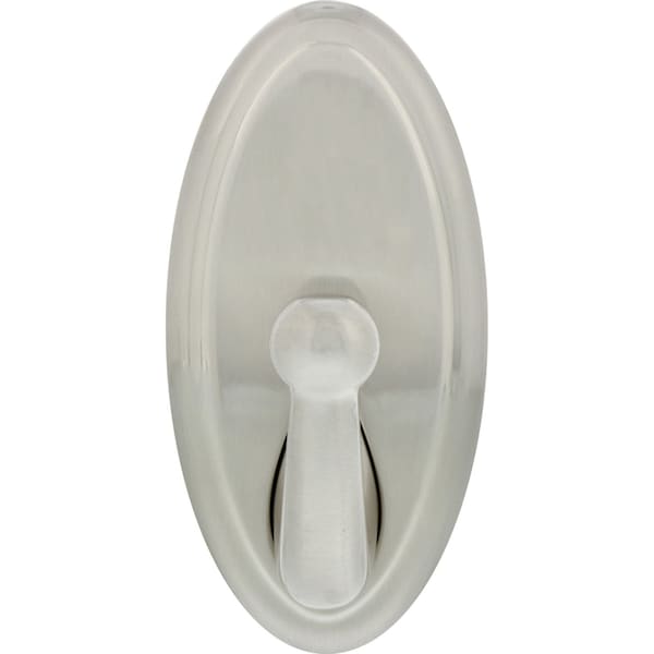 High & Mighty HILLMAN 3.5 in. L Satin Nickel Steel Oval Hook 25 lb. cap. 1 pk - 515819