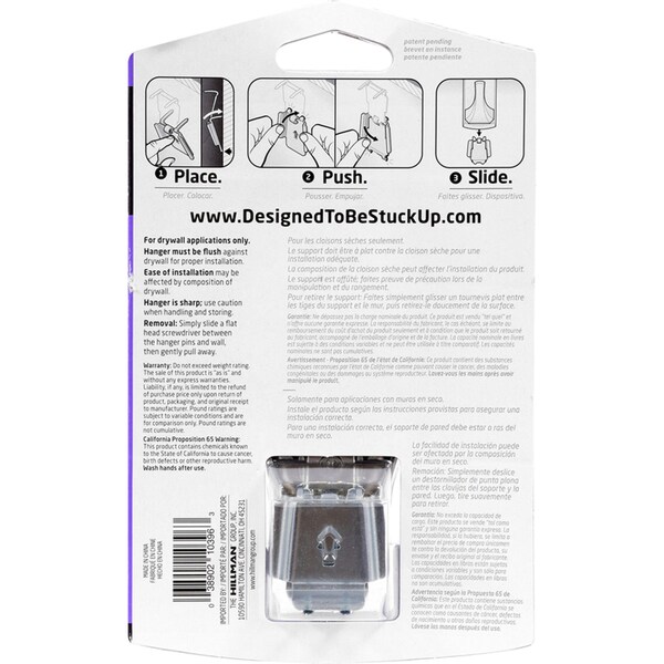 High & Mighty HILLMAN 3.5 in. L Satin Nickel Steel Oval Hook 25 lb. cap. 1 pk - 515819