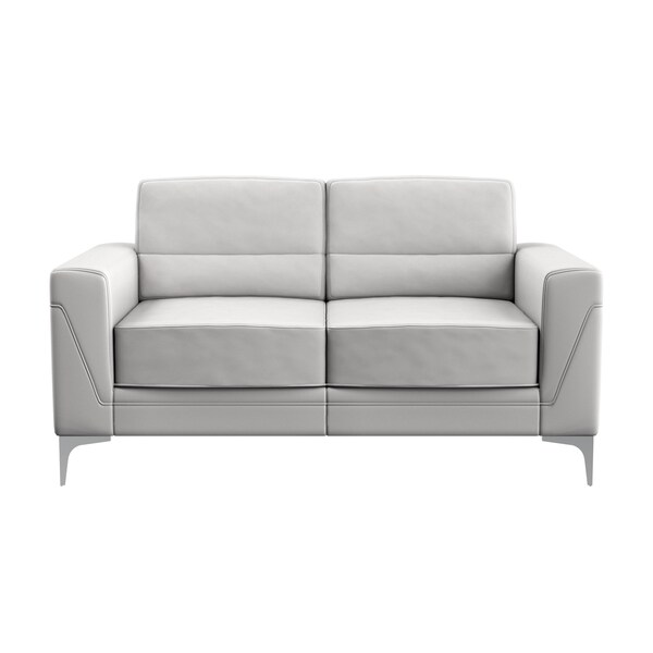 Global Furniture Usa Contemporary PVC U6109 Light Grey S/Ls - 3074