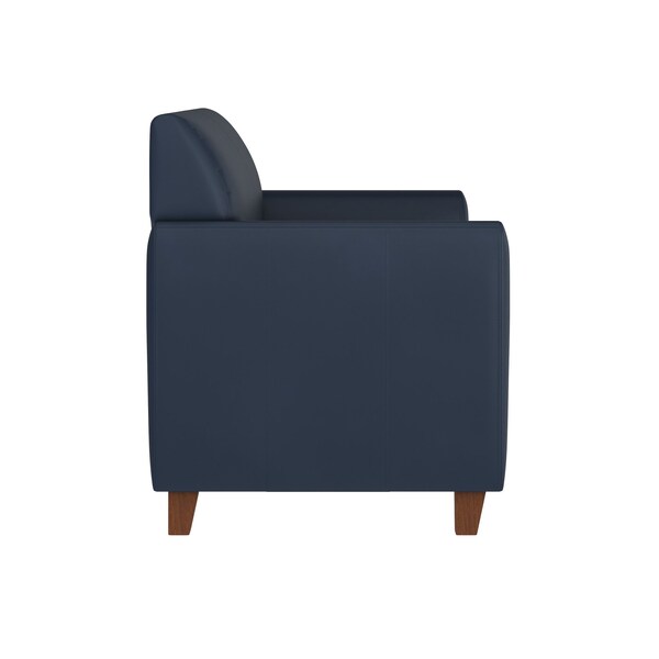 Flash Furniture HERCULES Diplomat Series Reception Set in Navy LeatherSoft - BT-827-SET-NVY-GG