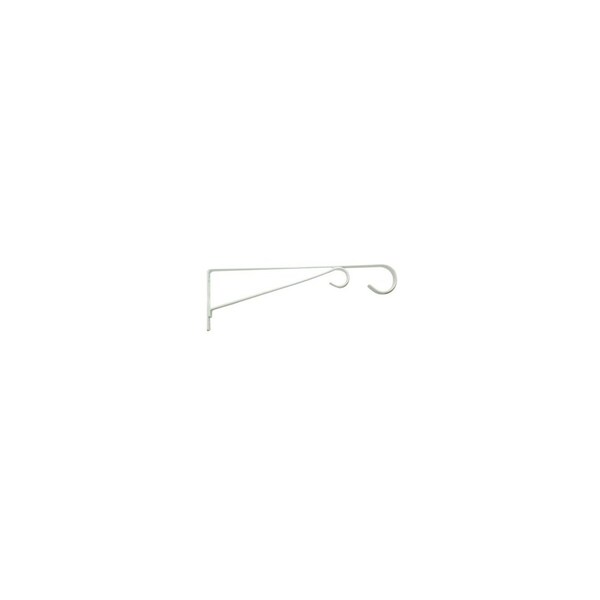 Green Thumb Plant Bracket, Hanging, White Powder-Coated Steel, 12-In. - 85522DGT