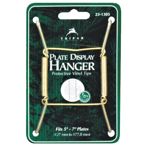 Tripar 5 In. to 7 In. Brass Wire Plate Hanger - 23-1305