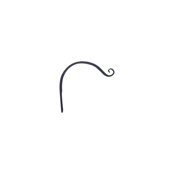 Green Thumb Hanging Plant Hook, Curved, Black, 12-In. - 89411GT
