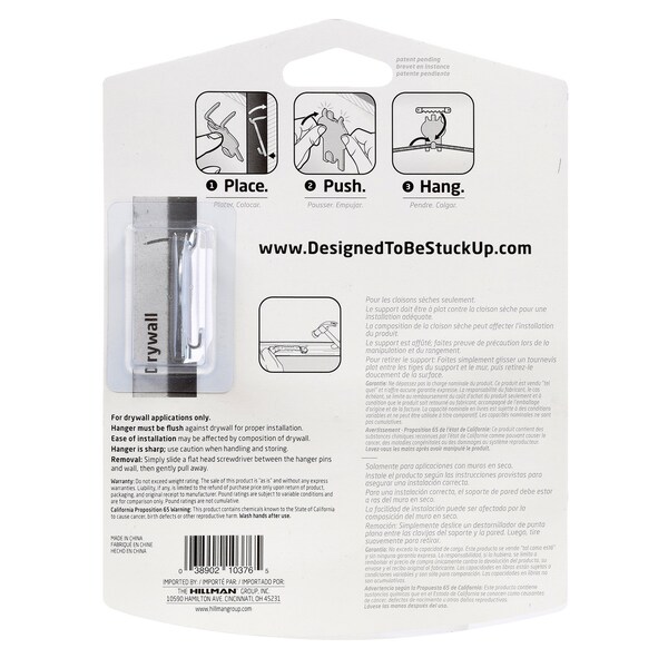 High & Mighty HILLMAN High & Mighty Sawtooth Picture Hanging Kit 20 lb 6 pk - 515311