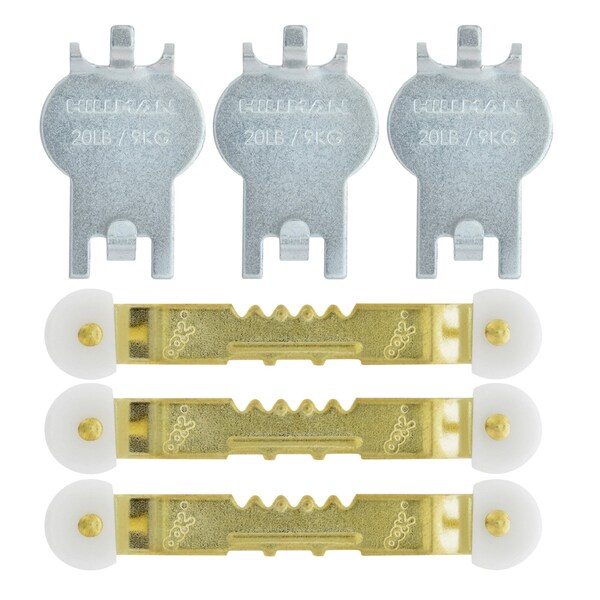 High & Mighty HILLMAN High & Mighty Sawtooth Picture Hanging Kit 20 lb 6 pk - 515311
