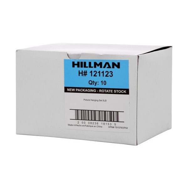 Hillman HILLMAN AnchorWire Steel-Plated Conventional Picture Hanging Set 5 lb 5 pk - 121123