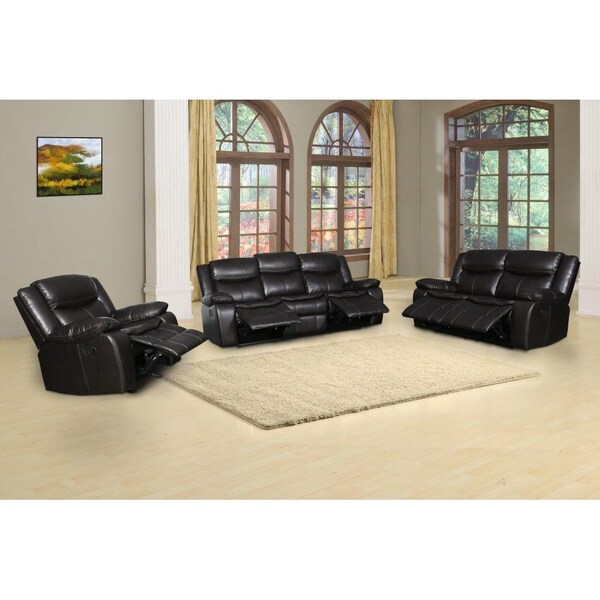 Homeroots Brown Sofa Set 192 x 108 x 120 in. - 366308
