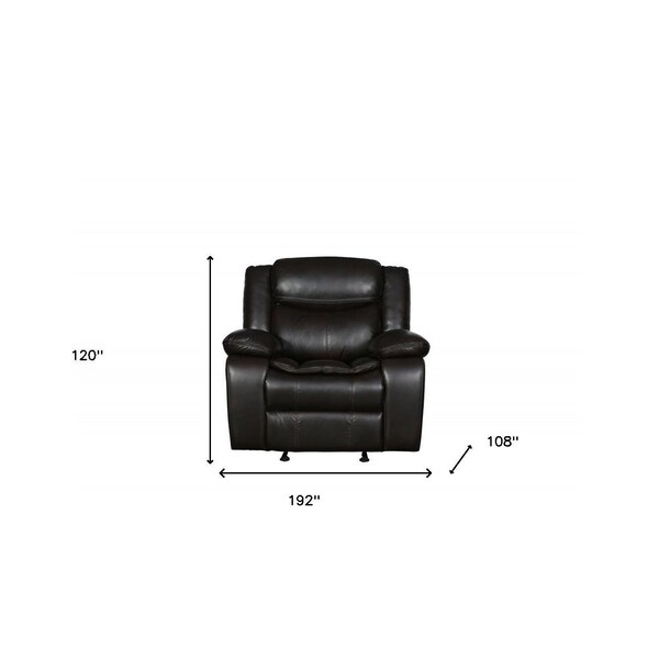 Homeroots Brown Sofa Set 192 x 108 x 120 in. - 366308