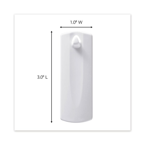 Command Sawtooth Picture Hanger Value Pack, Large, Plastic, White, 5 lb Capacity, 3 Hooks and 6 Strips/Pack - 17042