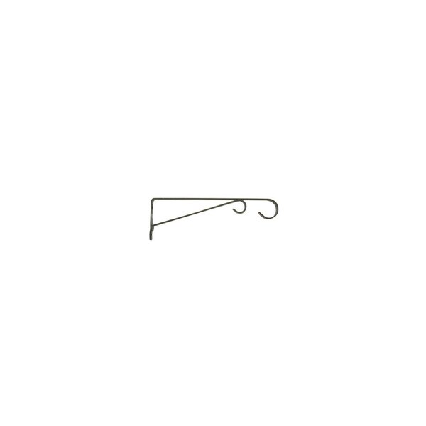 Green Thumb Hanging Plant Bracket, Black Powder-Coated Steel, 12-In. - 85521DGT