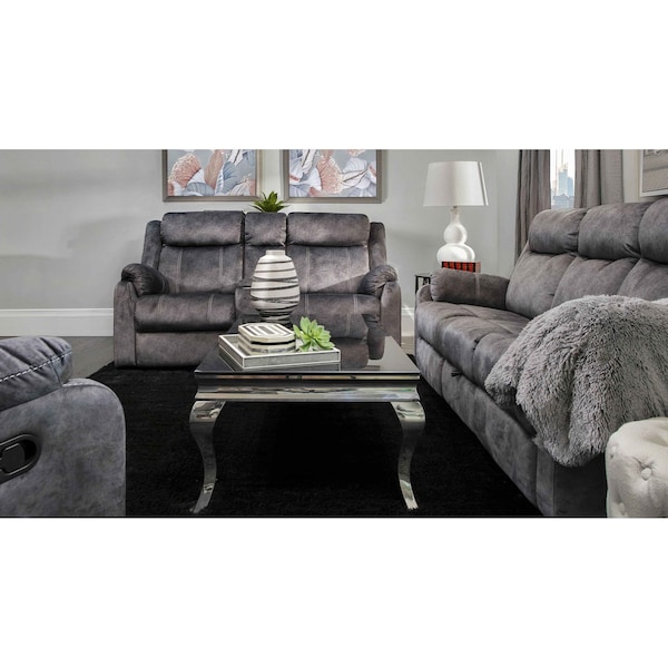 Global Furniture Usa Transitional Domino U7303 Granite Rs/Crls/Gr - 3081