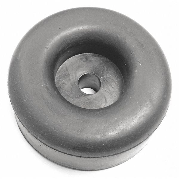 Zoro Select Bumper, Rubber, Black, 1"H x 1"W, PK.5 - 613A-034K