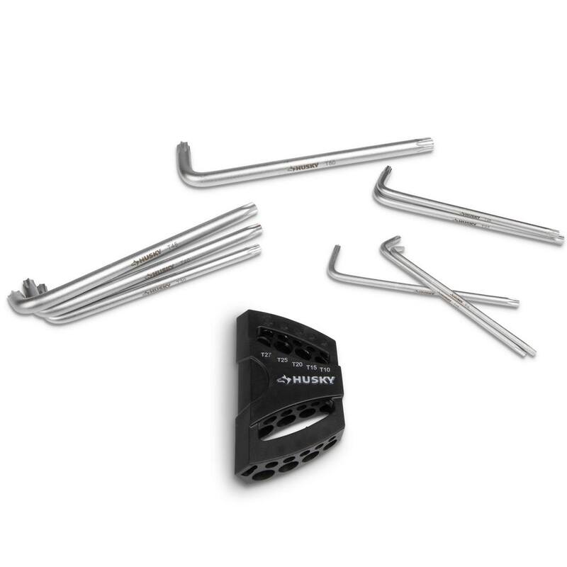 Juego de Llaves Torx L magnéticas e inviolables Husky (9 piezas) - HLAMTXK9PC