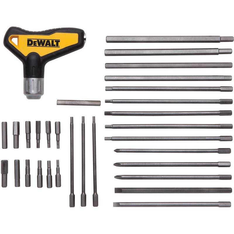 Juego de mango en T de trinquete DEWALT (31 piezas) - DWHT70265