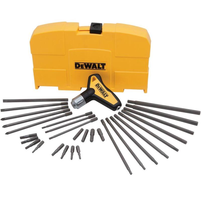 Juego de mango en T de trinquete DEWALT (31 piezas) - DWHT70265