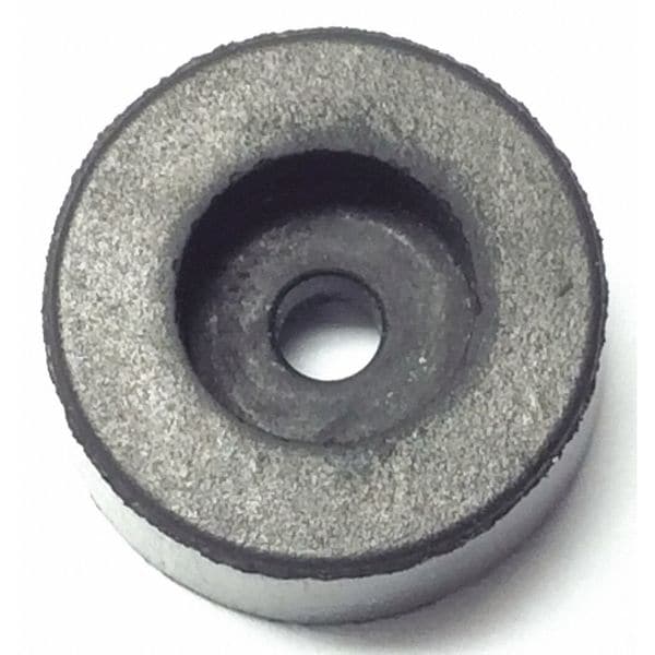 Zoro Select Bumper, Rubber, Black, 1/4"H x 1/4"W, PK.50 - 2996-017