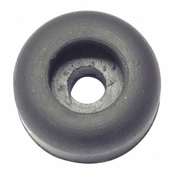 Zoro Select Bumper, Rubber, Black, 1/4"H x 1/4"W, PK.50 - 207-017K