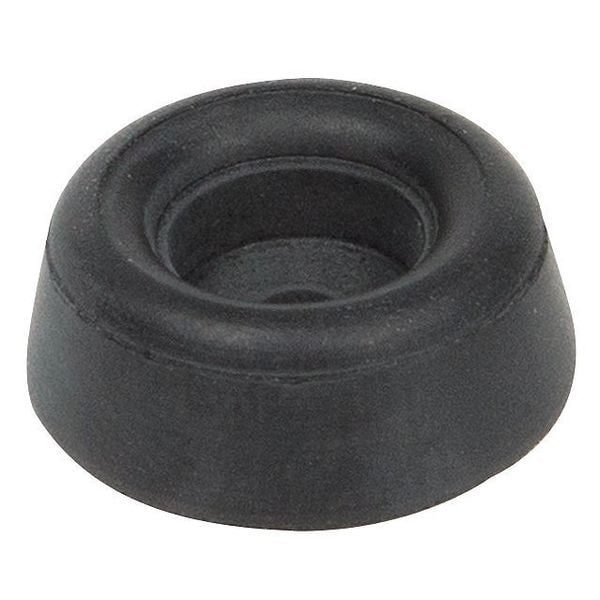 Zoro Select Bumper, Rubber, Black, 19/64"H x 19/64"W, PK.25 - 2184-017