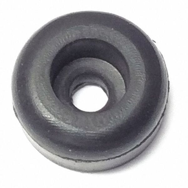Zoro Select Bumper, Rubber, Black, 1/4"H x 1/4"W, PK.50 - 1308-017D