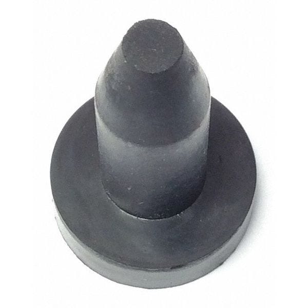 Zoro Select Bumper, Rubber, Black, 1-1/8"H x 1-1/8"W, PK.25 - 1580-136S