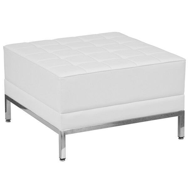 Flash Furniture 12 pcs. Living Room Set, Upholstery Color: White - ZB-IMAG-SET21-WH-GG