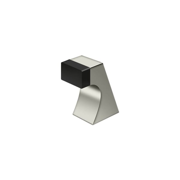 Deltana 2-1/2 Contemporary Floor Door Bumper Bright Nickel Finish - FDB250U14