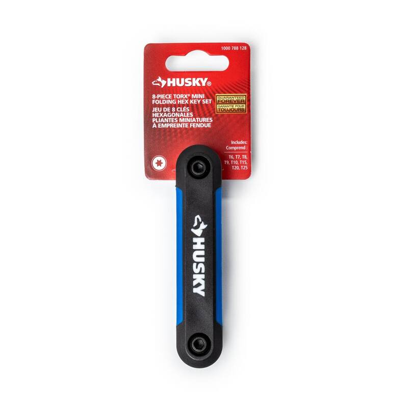 Set de llaves plegables Torx mini Husky (8 piezas) - HMFHKT8PCN-06