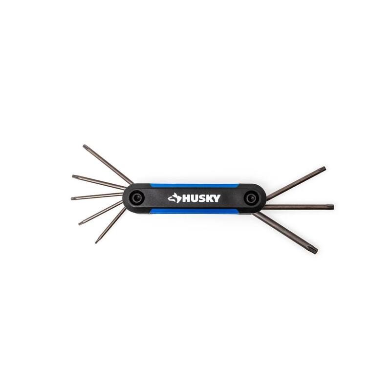 Set de llaves plegables Torx mini Husky (8 piezas) - HMFHKT8PCN-06