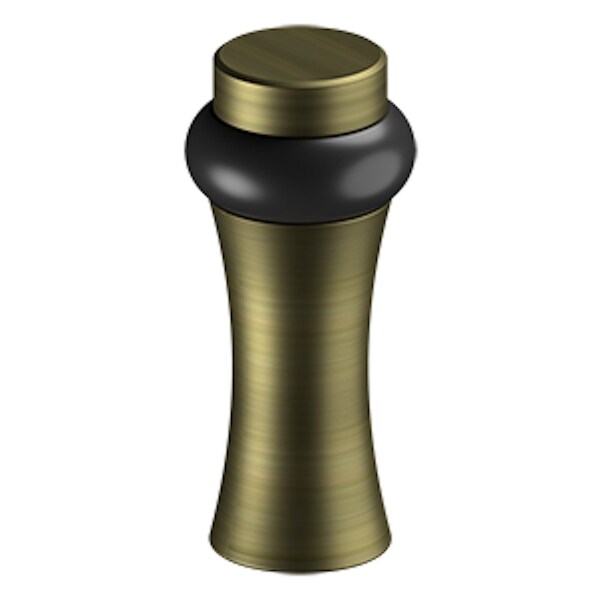 Deltana 3-1/2 Universal Decorative Floor Bumper Antique Brass Finish - UFBD3505U5