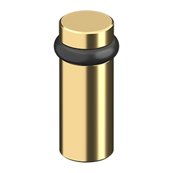 Deltana Round Universal Floor Bumper 3 Lifetime Brass Finish - UFB6000CR003