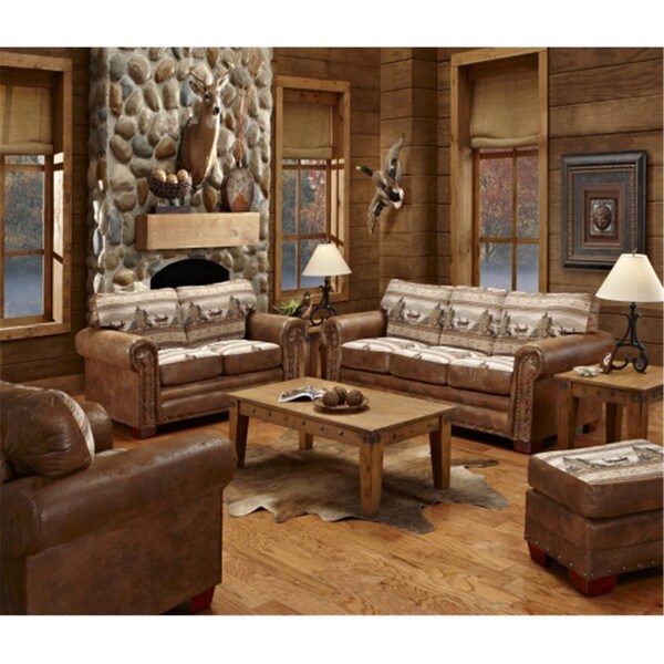 American Furniture Classics Alpine Lodge Four Sofa Set - 8500-60K