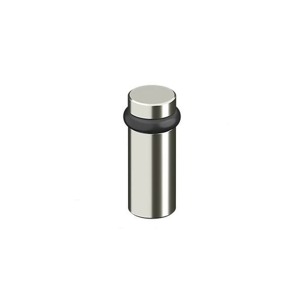 Deltana Round Universal Floor Bumper 3 Bright Nickel Finish - UFB6000U14