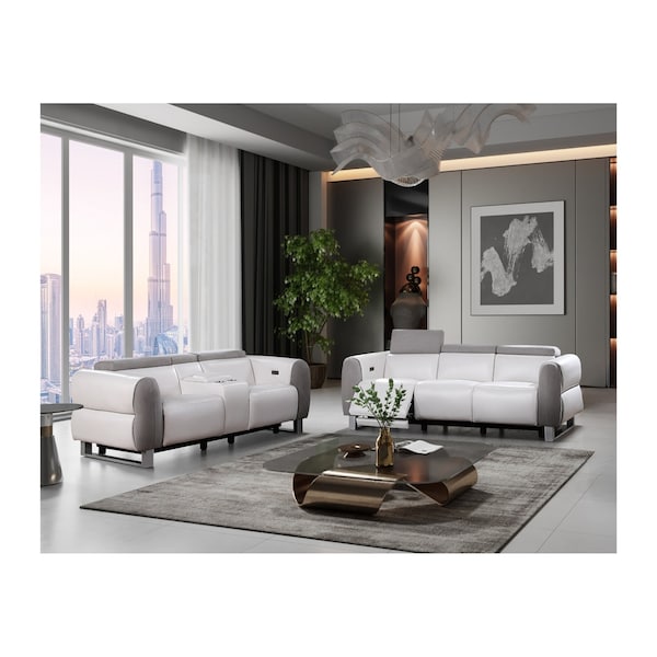 Global Furniture Usa U8520 BLANCHE WHT/GRY F06 PRS/PCRLS - 6285