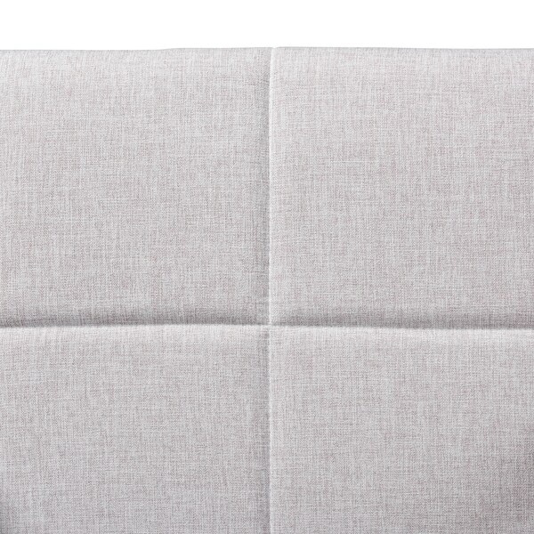 Baxton Studio Theresa Beige Upholstered and Walnut Wood 2-PC Living Room Chair Set - 164-10483