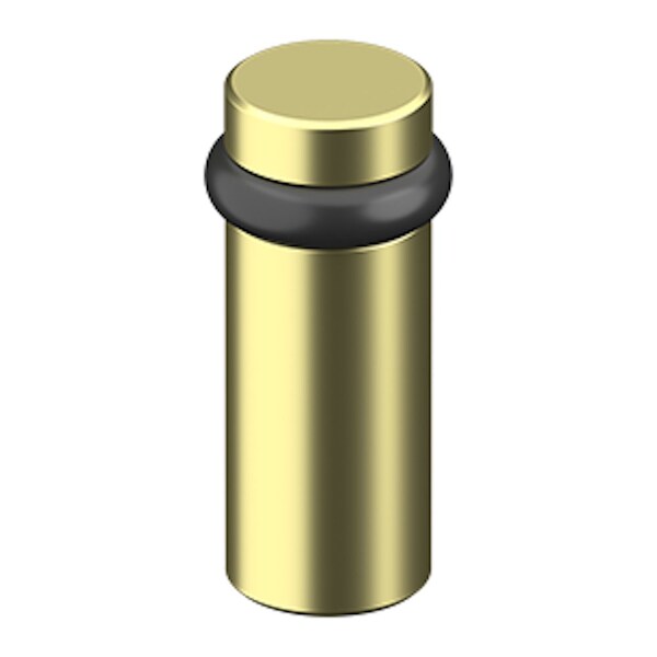 Deltana Round Universal Floor Bumper 3 Bright Brass Finish - UFB6000U3