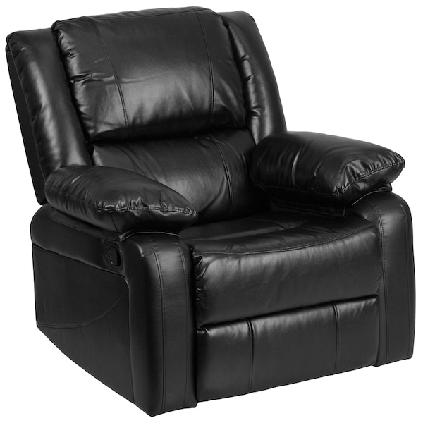 Flash Furniture Recliner, 31" to 64" x 26" to 36", Upholstery Color: Black - BT-70597-1-GG