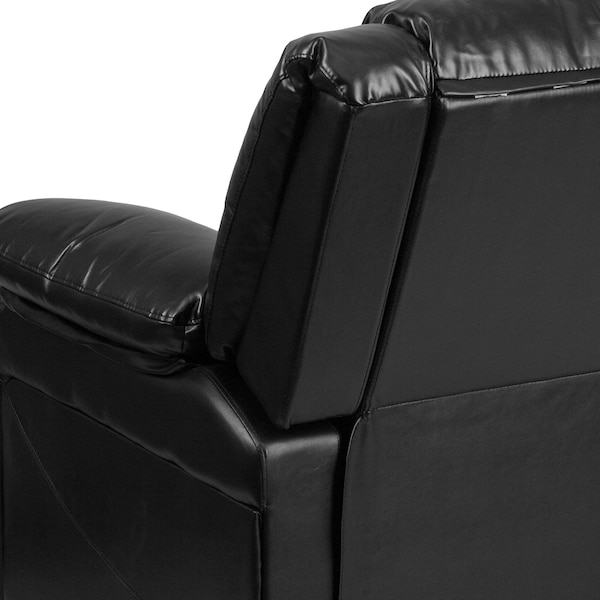Flash Furniture Recliner, 31" to 64" x 26" to 36", Upholstery Color: Black - BT-70597-1-GG