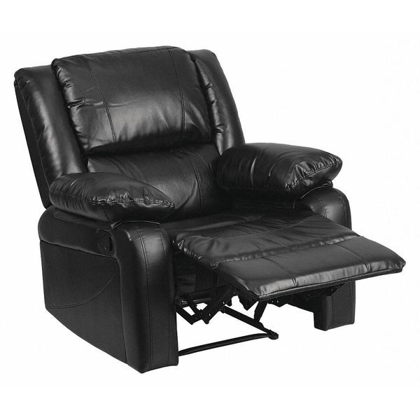 Flash Furniture Recliner, 31" to 64" x 26" to 36", Upholstery Color: Black - BT-70597-1-GG