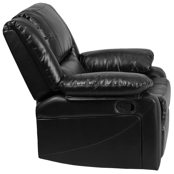 Flash Furniture Recliner, 31" to 64" x 26" to 36", Upholstery Color: Black - BT-70597-1-GG