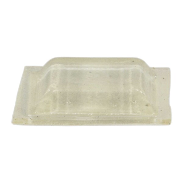 Midwest Fastener 1/2" x 1/8" Clear Rubber Self Sticking Bumpers 10PK - 31764